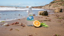 The Ecover Ocean Washing-Up Liquid bottle uses 15% less plastic than its traditional design by mimicking the structure of micro-organisms found in the ocean